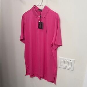 Polo by Ralph Lauren Men's Vibrant Pink Polo Shirt